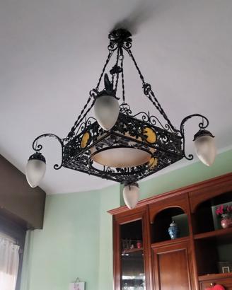 lampadario anni 20 