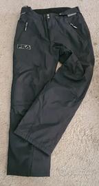 Pantalone sci Nero marca FILA imbottito traspirant