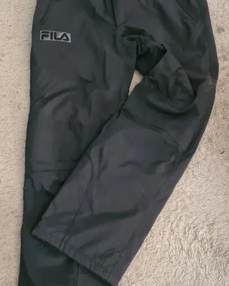 Pantalone sci Nero marca FILA imbottito traspirant
