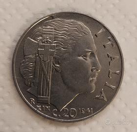 Moneta 20 centesimi Regno d'Italia