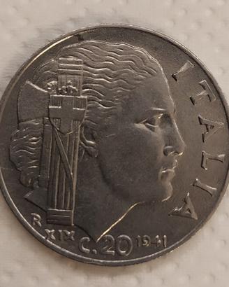 Moneta 20 centesimi Regno d'Italia