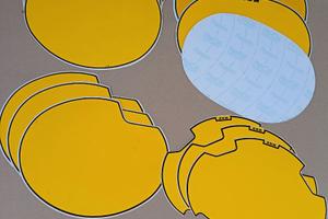 Adesivi porta numero originali Swm