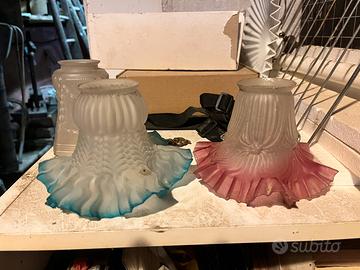 Vetri per applique antichi