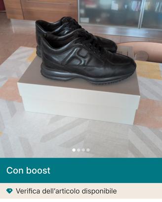 Hogan pelle nere size 7 