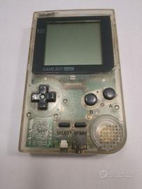 Gameboy Pocket trasparente + giochi