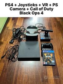 PS4 + 2 Joysticks + VR + PSCamera + COD BO 4