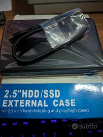 Hard disk esterno  500gb Wd Black hdd portatile