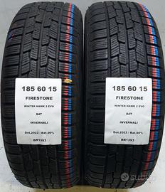 2 GOMME 185 60 15 FIRESTONE BR1393