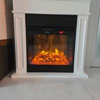 Caminetto elettrico con effetto fiamma 