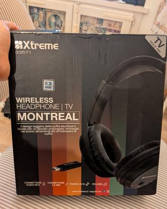 Cuffie wireless Montreal Xtreme videogames nuove