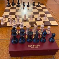 Scacchi Dal Negro in bosso (altezza Re 12,1 cm)