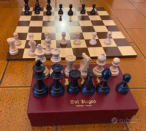 Scacchi Dal Negro in bosso (altezza Re 12,1 cm)