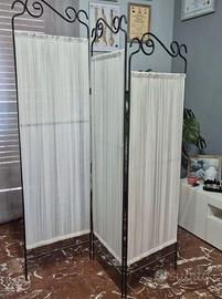 PARAVENTO IN FERRO BATTUTO