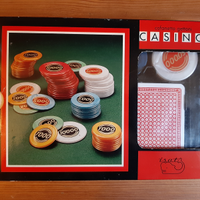 Carte da gioco con gettoni