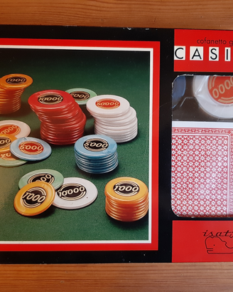 Carte da gioco con gettoni