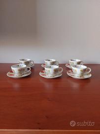 Set 6 tazzine da caffè con piattini Thun Country