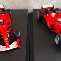 Ferrari F1 Hot Wheels Schumacher Barrichello 1/43