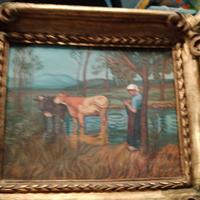  quadro 21x19 fine ottocento 