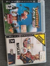 PS3 NASCAR 09 e everybody's golf