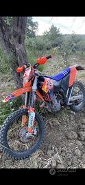 Ktm 450 del 2008 arancione e nero accensione alett