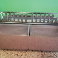 Divano letto a 3 posti usato 