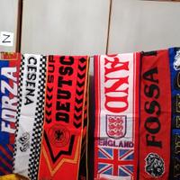 lotto sciarpe calcio 10 pezzi