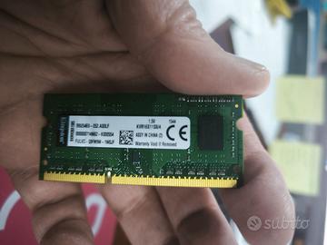 RAM DDR3 2x4 GB (8 GB totali): Samsung-Kingstone