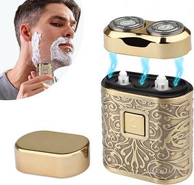 Mini Rasoio Elettrico Barba da Viaggio Metallico 