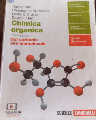 libri chimica organica dal carbonio alle biomol