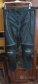 pantalone moto in pelle