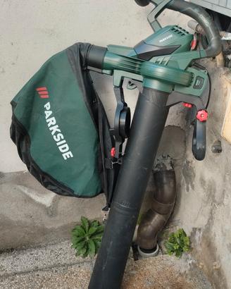 Aspira foglie Parkside con sacco