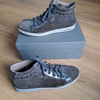 Sneakers alte Nero Giardini in pelle marrone