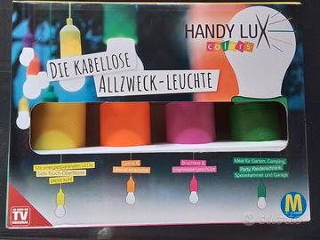 Lampadine LED a batteria colorate HANDY LUX 
