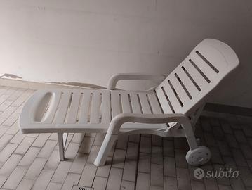 lettino da giardino 