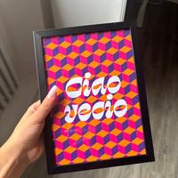 quadro con poster 15x21