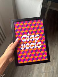 quadro con poster 15x21