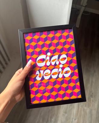 quadro con poster 15x21