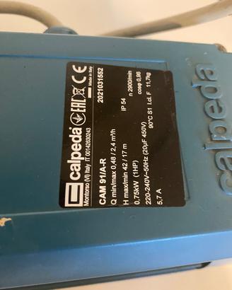 Autoclave Calpeda CAM