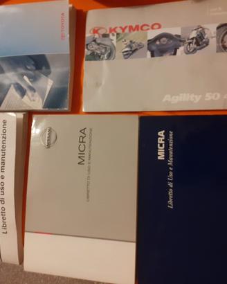 Libretti uso manutenzioni