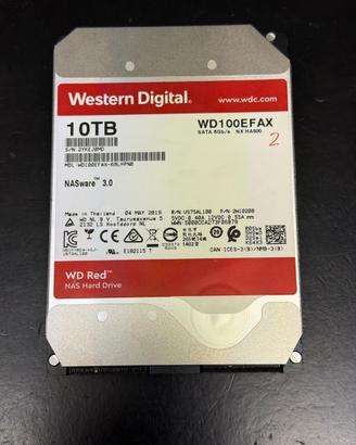 HARD DISK Western Digital WD Red 10TB USATO