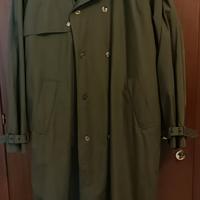 Impermeabile trench army uomo stile vintage 