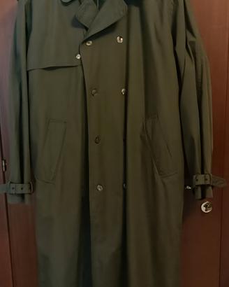 Impermeabile trench army uomo stile vintage 
