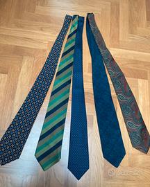 5 Cravatte in seta come nuove