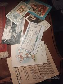 Lotto banconote cartoline