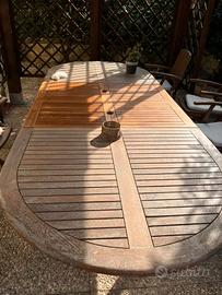 tavolo e sedie giardino