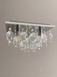 LAMPADARIO MODERNO CON CRISTALLI