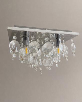 LAMPADARIO MODERNO CON CRISTALLI