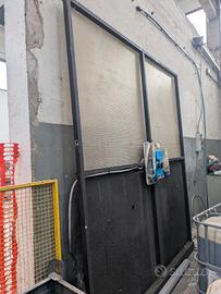 Portone in ferro per capannone 256 x 300 cm