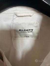 Alcott giacca uomo bianca in denim 