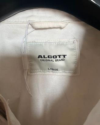 Alcott giacca uomo bianca in denim 